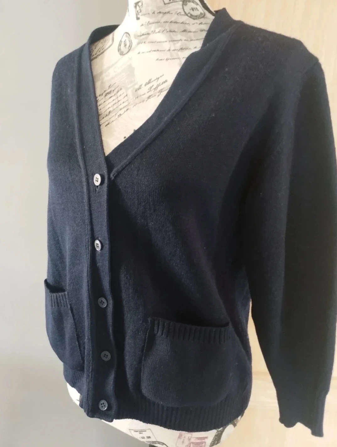 Cardigan azul marino, Damart T40 – photo 2